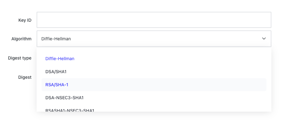 DS record form - opinionated better UX